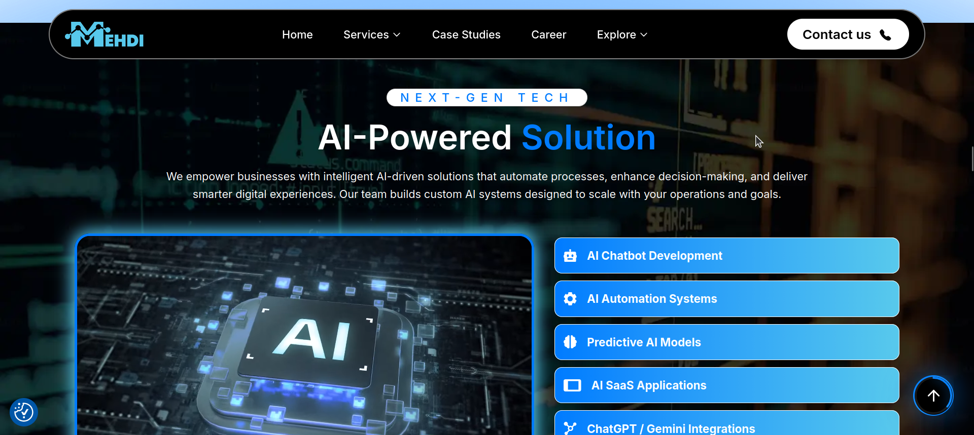 Interactive data visualization in the admin dashboard