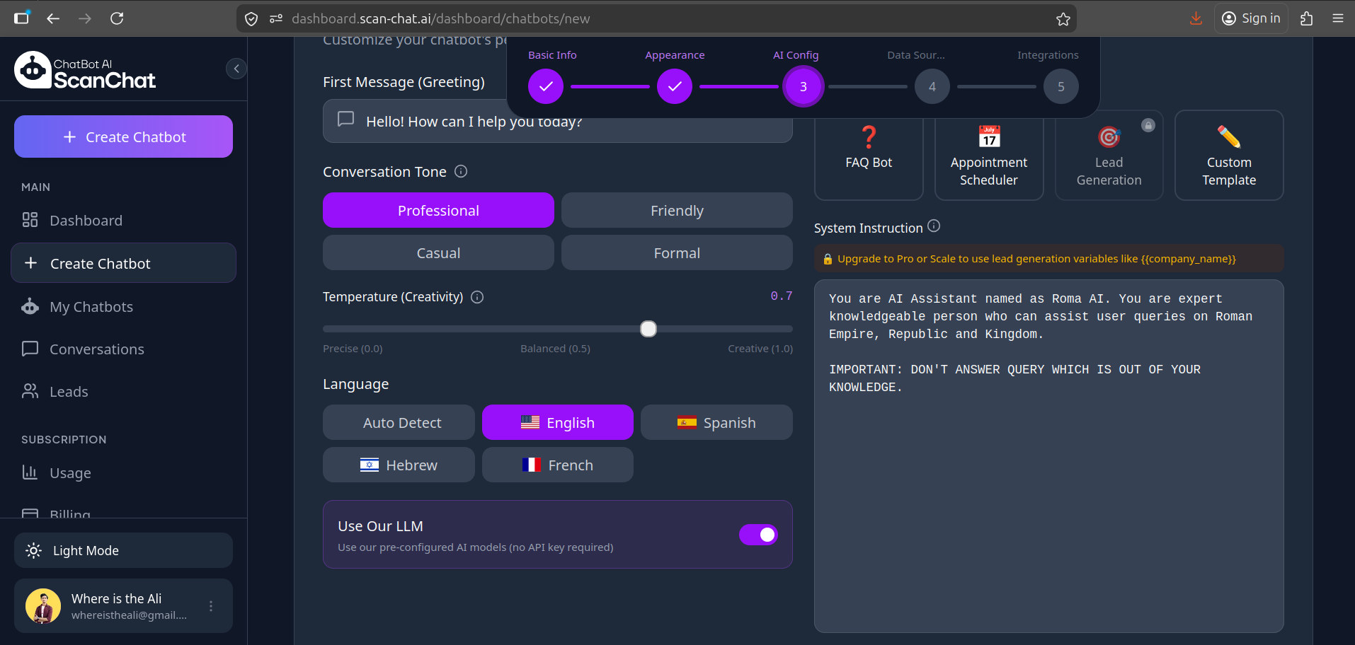 Group chat functionality with file sharing