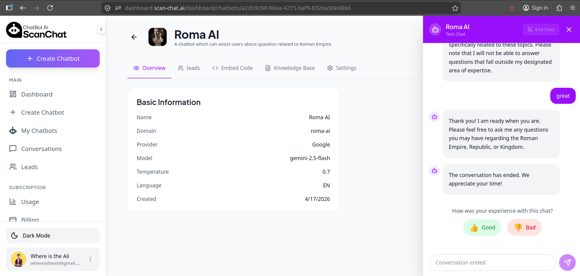 AI assistant providing real-time insights in mobile view